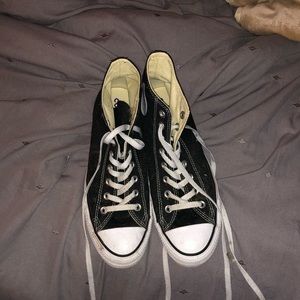 high top- black converse